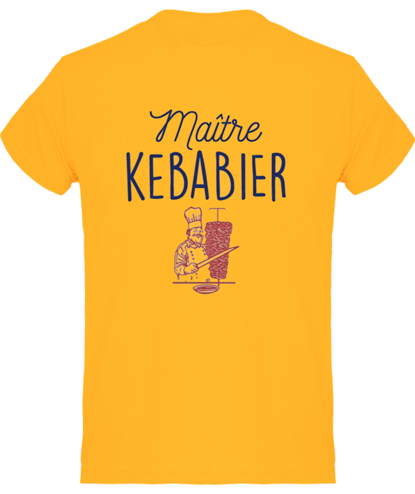 T-shirt Maître Kebabier  – Sunflower Yellow – Face