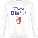 Sweat Maître Kebabier – KARIBAN White – Face