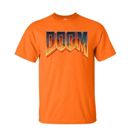 Doom T shirt manches courtes pour hommes 100 coton col ras du cou de styliste vente 1