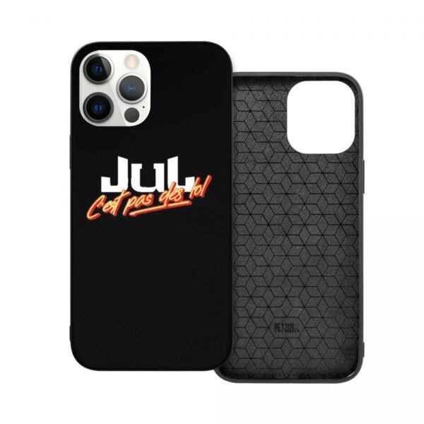 Coque iPhone JUL C'est Pas Des Lol en verre trempé