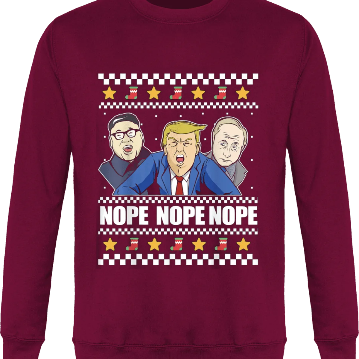 Sweat Noël Poutine Trump Kim Jung