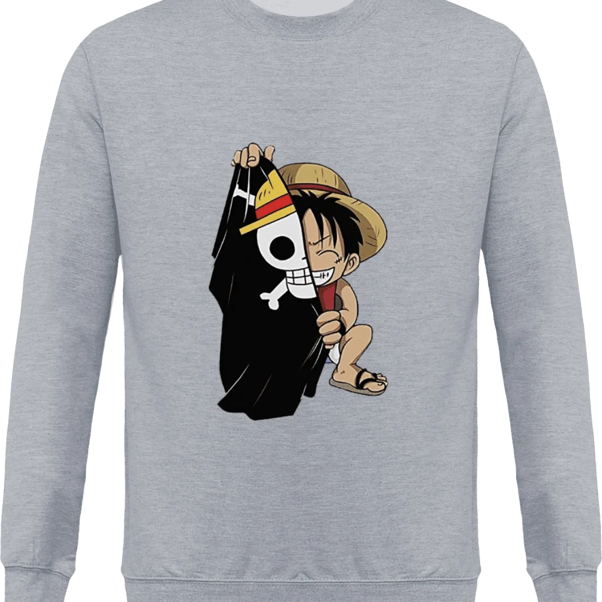 Sweat One Piece Luffy Drapeau