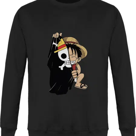 Sweat One Piece Luffy Drapeau
