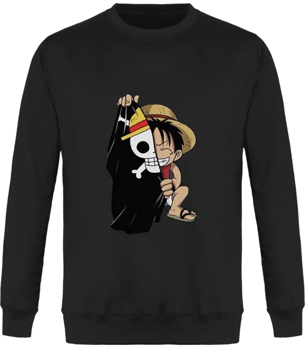Sweat One Piece Luffy Drapeau