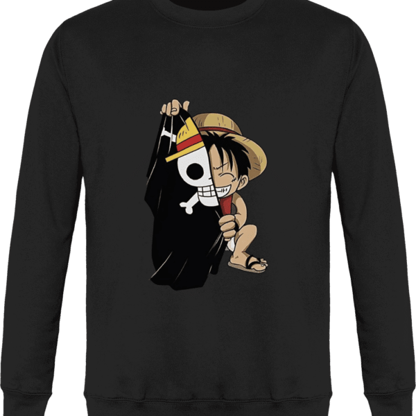 Sweat One Piece Luffy Drapeau