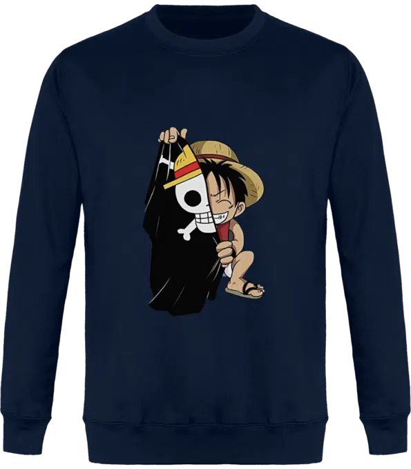 Sweat One Piece Luffy Drapeau