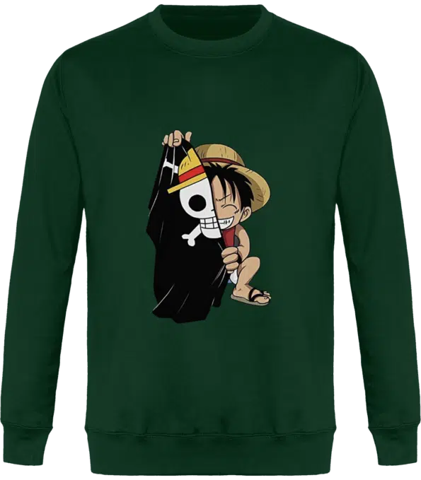 Sweat One Piece Luffy Drapeau