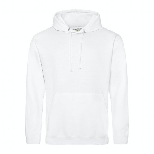 sweatshirt a capuche personnalise blanc unisexe 280 g m²