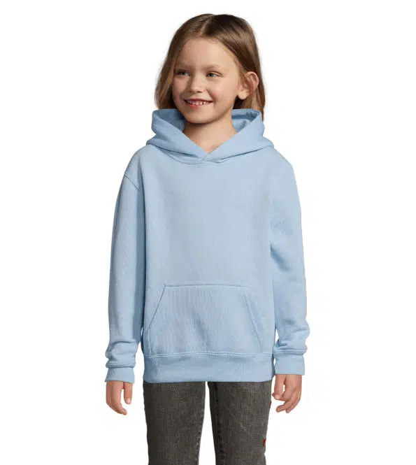 sweatshirt enfant a capuche gris 280 g m² sols slam kids copie 1