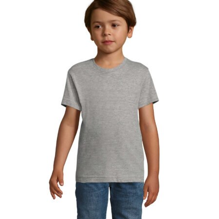 T-shirt enfant personnalisé gris