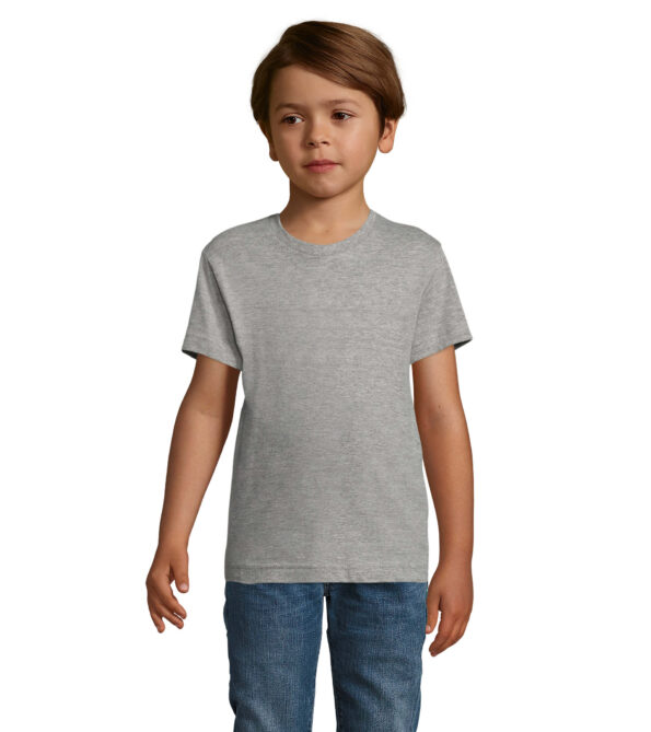 T-shirt enfant personnalisé gris
