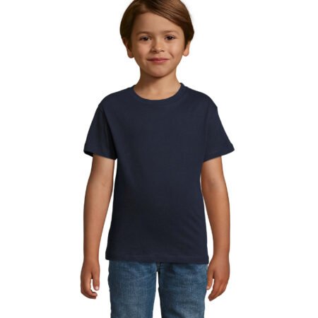 T-shirt enfant personnalisé bleu marine