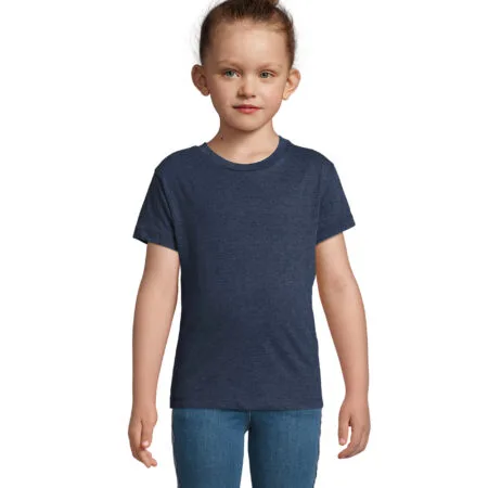 t shirt enfant personnalise gris chine col rond 100 coton 150 g m² copie 1