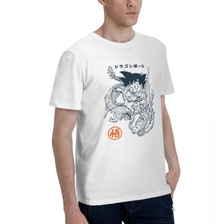 T-shirt Rétro Dragon Ball Shenron Sangoku