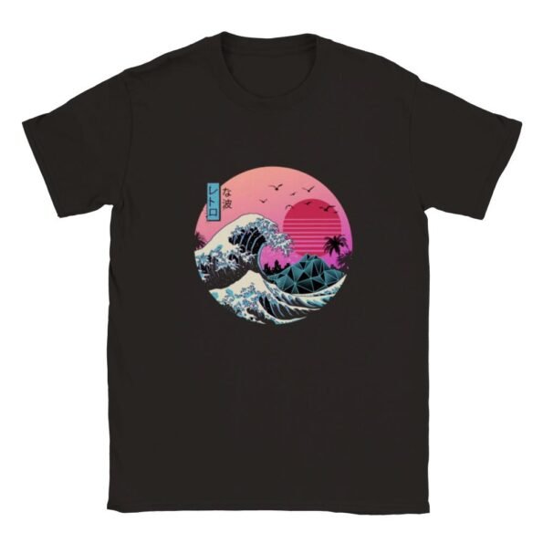 T-shirt Grande vague Kanagawa Rétro