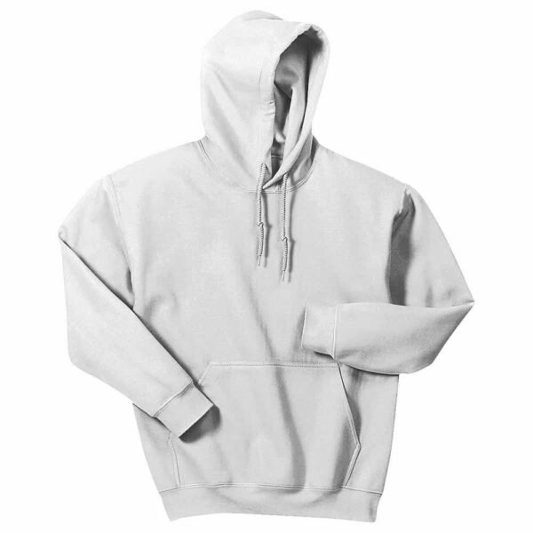 Sweat à capuche personnalisable Gildan 18500 blanc