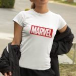 T-shirt Marvel Femme