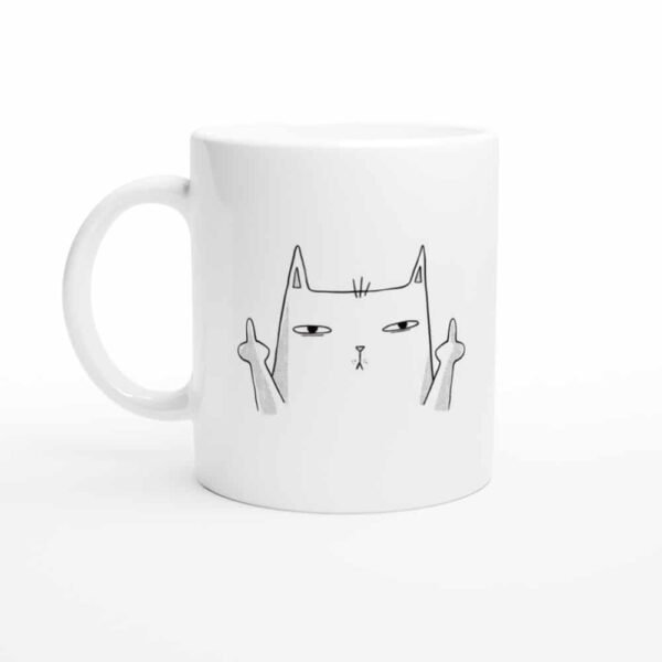Mug Chat Doigt d'honneur