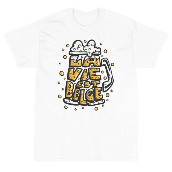 T-shirt Bière La vie est belge