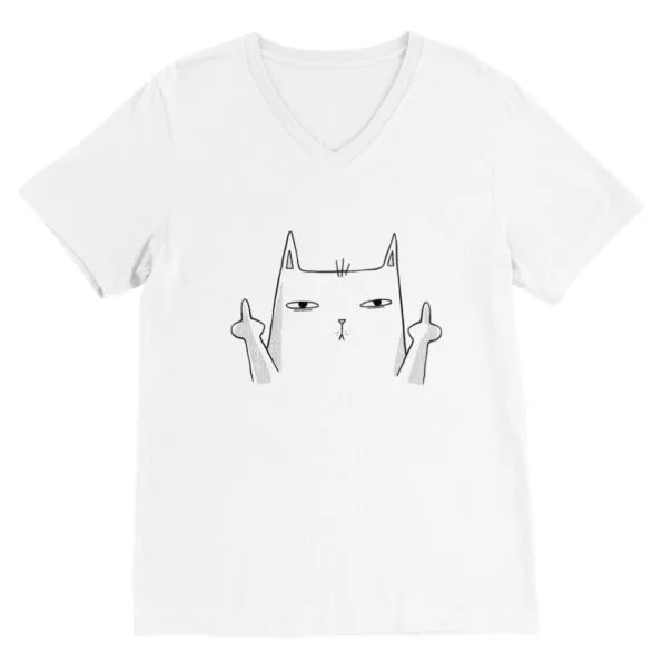 T-shirt Chat Doigt d'honneur