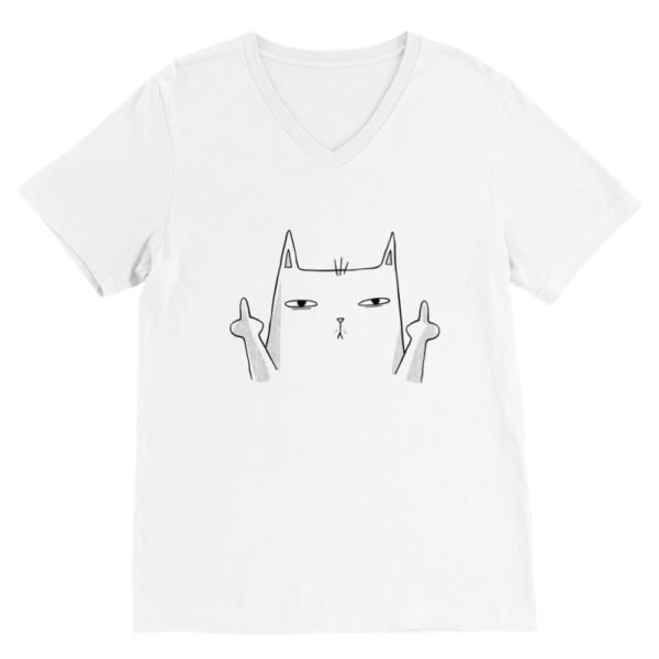 T-shirt Chat Doigt d'honneur