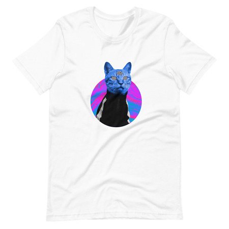 T-shirt Psychédélique Trippy Cat