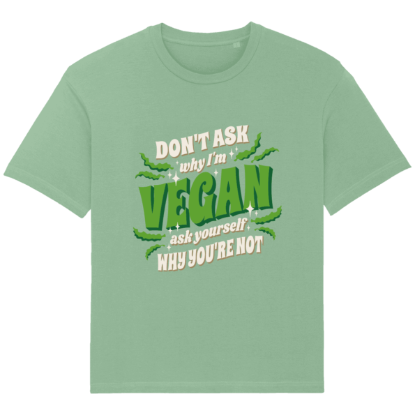 T-shirt Vegan Ample Unisexe Stanley FUSER – Dusty Mint – Face