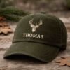 Casquette personnalisée brodée velours côtelé