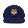 Casquette personnalisée brodée velours côtelé