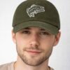 Casquette personnalisée brodée velours côtelé