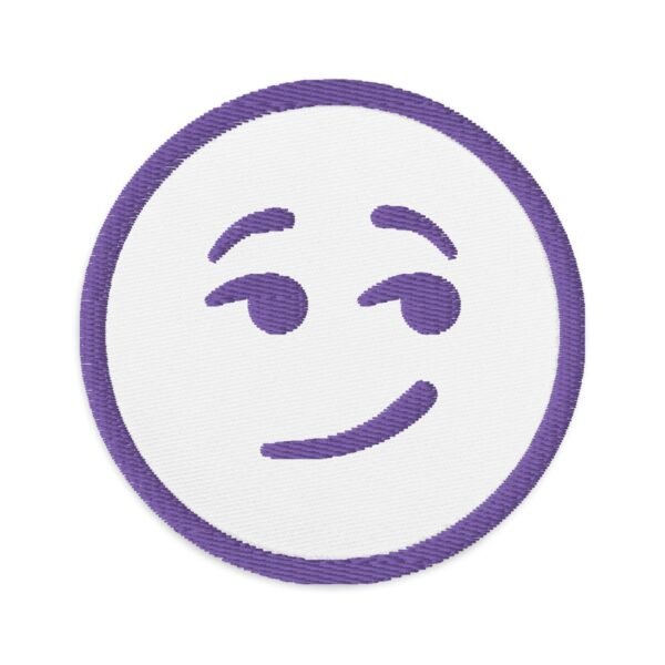Privé : Patch brodé Emoji sourire