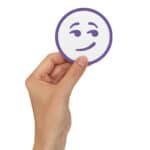 Privé : Patch brodé Emoji sourire