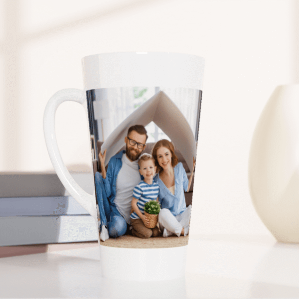 Mug à café Latte en céramique blanche 483 ml