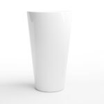 Mug à café Latte en céramique blanche 483 ml