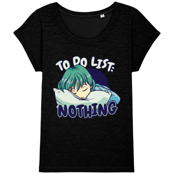 T-shirt To do List Nothing
