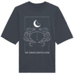 T-Shirt Oversize Cancer Constellation – Black – Face