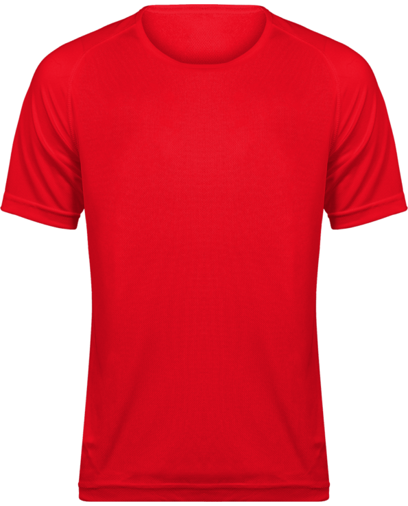 T-shirt Sport Homme – Red – Face