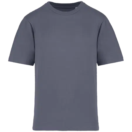 T-shirt oversize enfant personnalisé Bio - Mineral Grey - Plexus