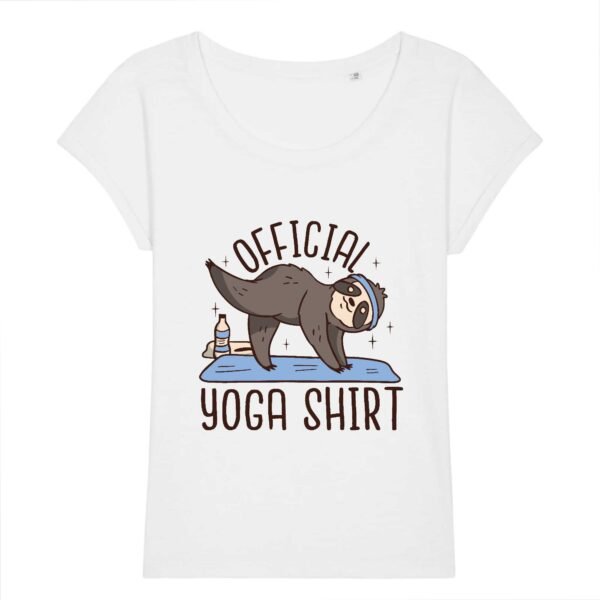 T-shirt Paresseux Yoga Femme