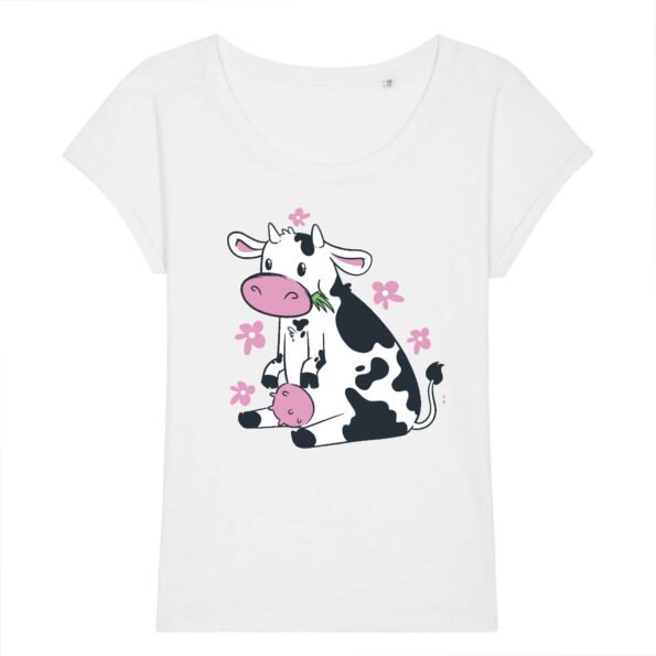 T-shirt Femme Vache mignonne