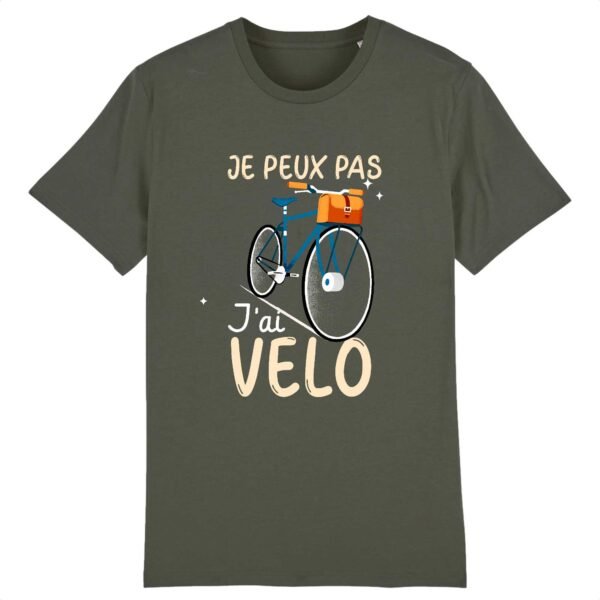 T-shirt Je peux pas j'ai vélo