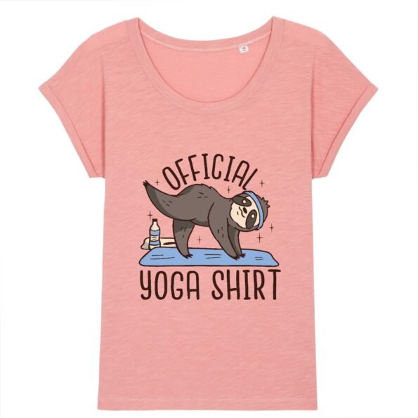 T-shirt Paresseux Yoga Femme