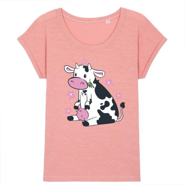 T-shirt Femme Vache mignonne