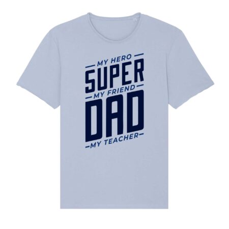T-shirt Papa Héros Super Dad