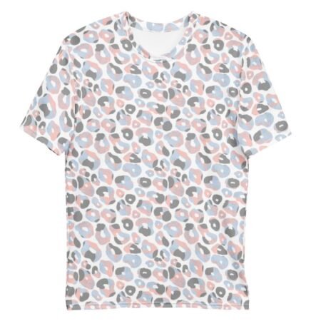 T-Shirt Full print Leopard Pastel homme à personnaliser
