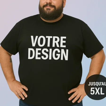 T-shirt personnalisé grande taille
