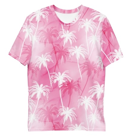 Privé : T-Shirt Full Print Miami Rose à personnaliser