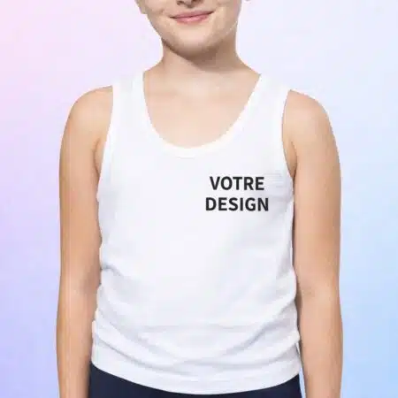 debardeur fille enfant personnalisé