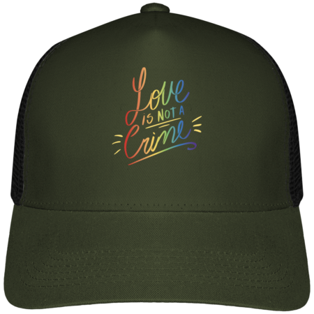 Casquette LGBT Love is not a crime