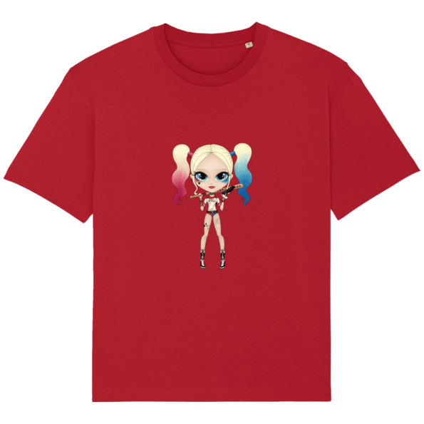 T-Shirt Harley Quinn Suicide Squad – Unisexe  – Red – Face